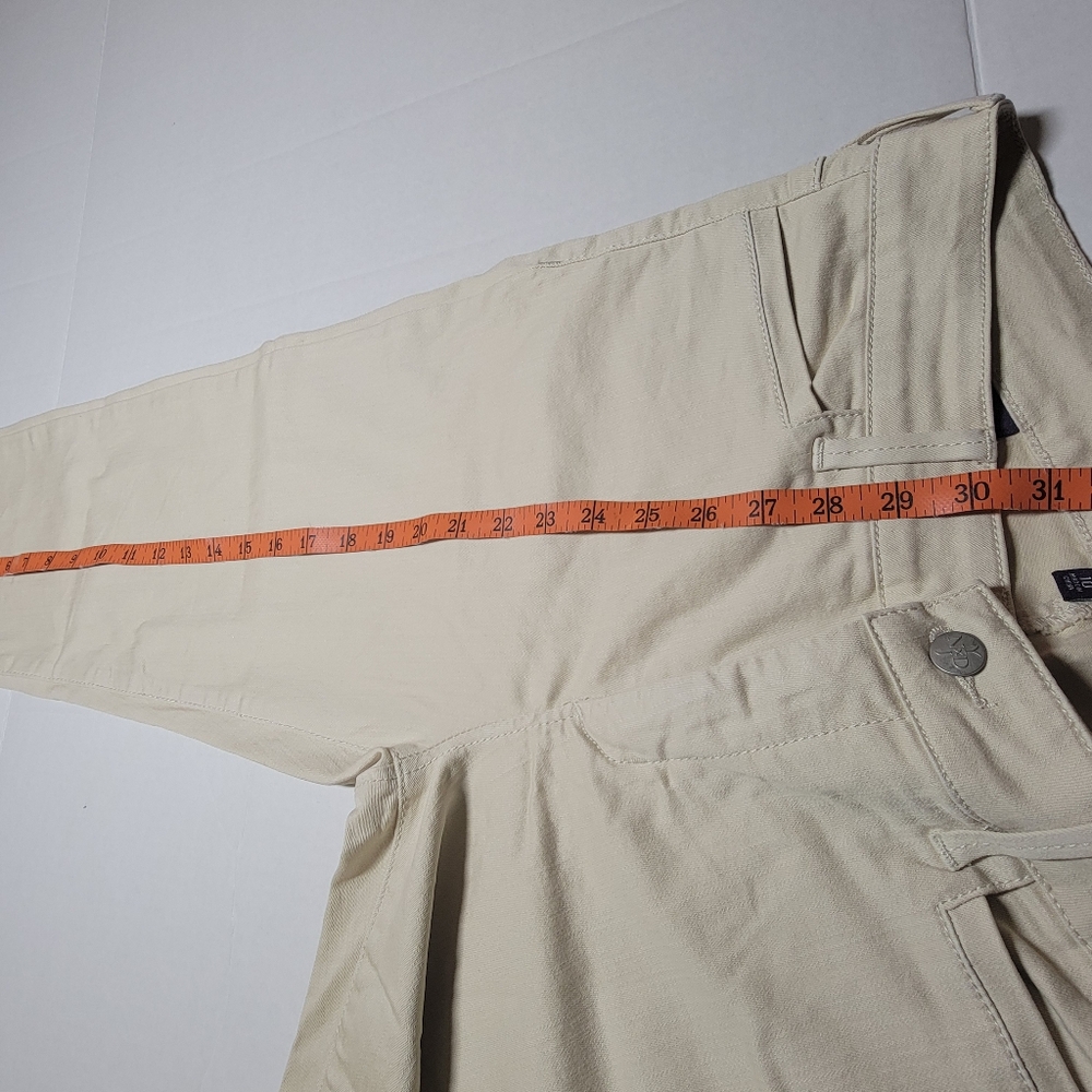 NYDJ Ariel Crop Size 10 Lift Tuck Technology Capri Cream Color - Picture 10 of 13